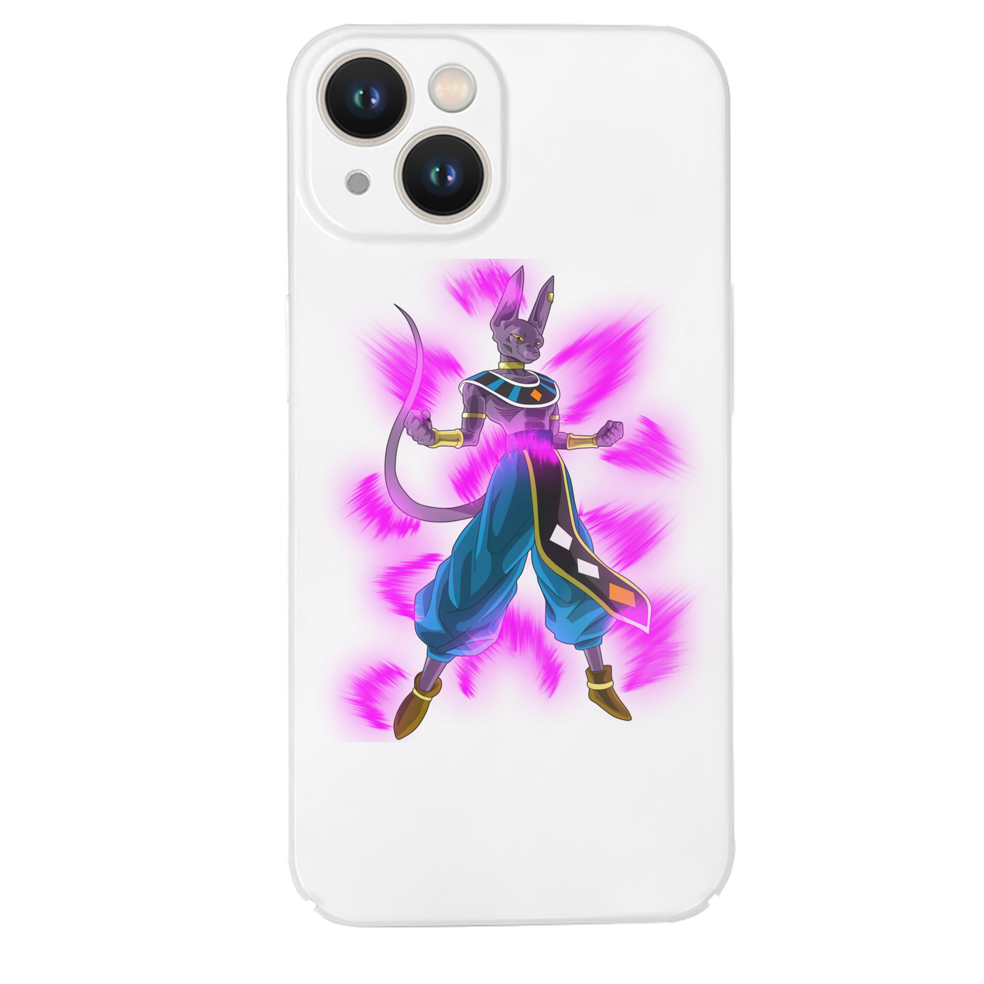 （画像用） ドラゴンボール ビルス 破壊神ビルス DRAGON BALL Beerus Birusu 【iPhone 14シリーズ対応】ハードケース